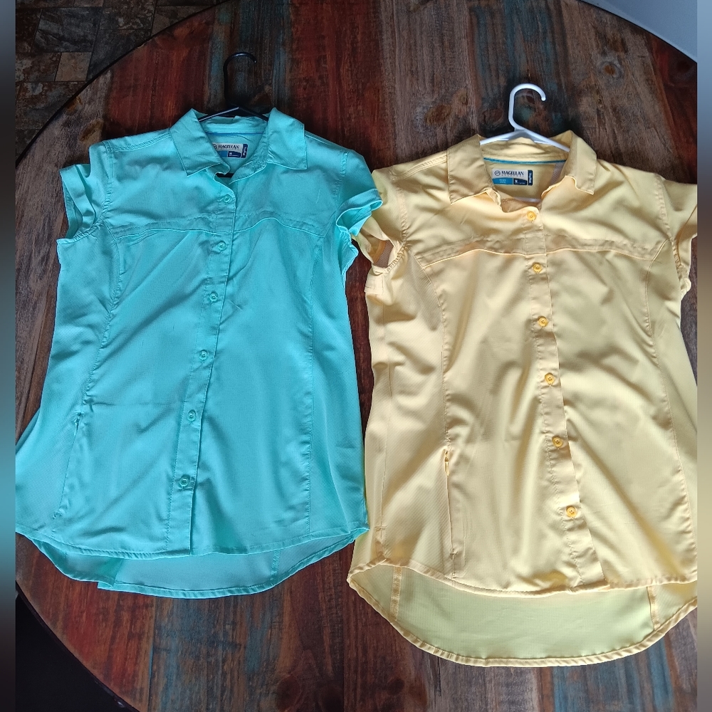2 Magellan Fishing shirts